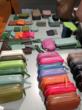 Colorful leather goods, pouches, card holders, etc. from Germany
